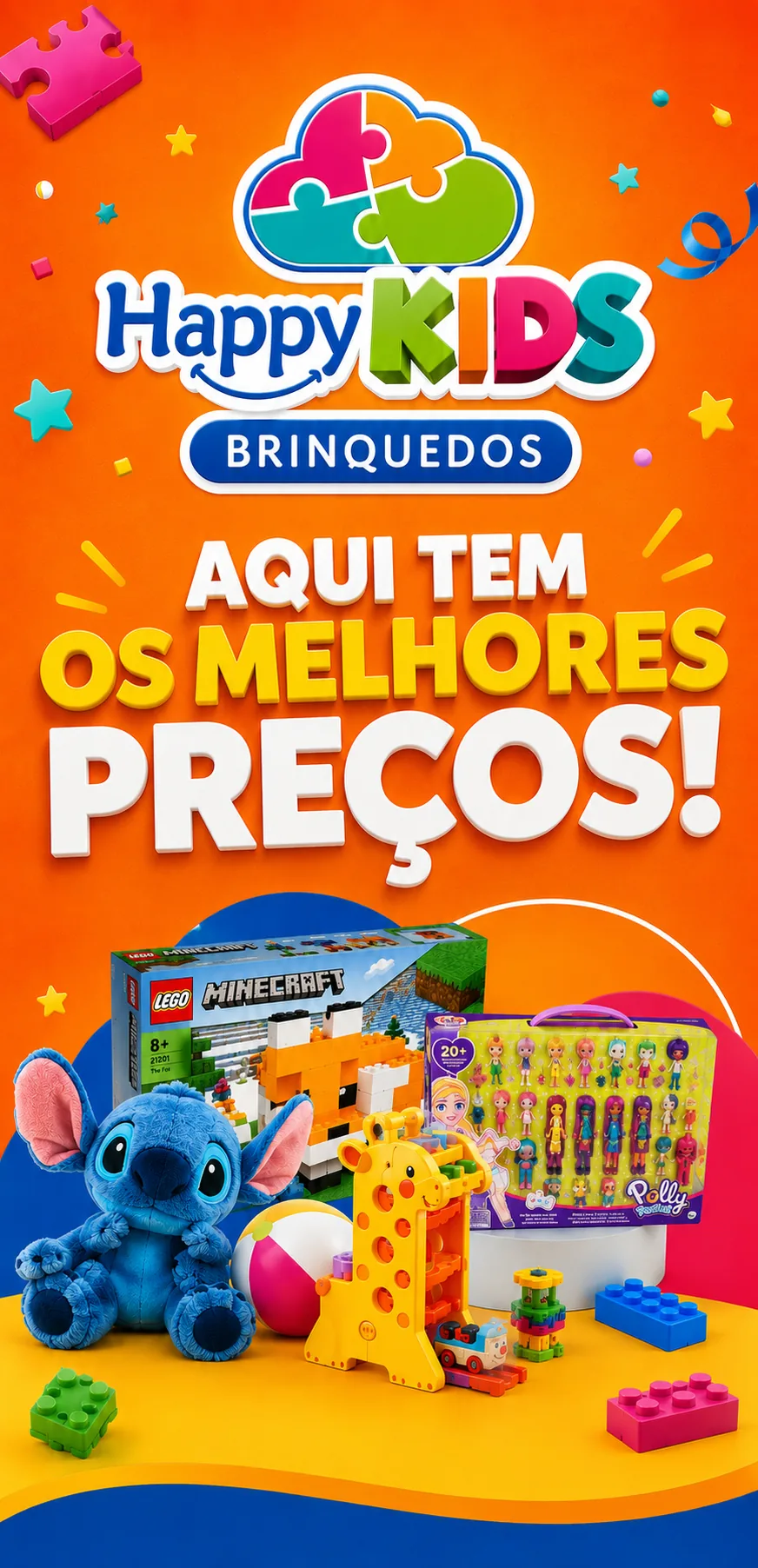 Melhores preços em brinquedos na Happy Kids Brinquedos Caruaru