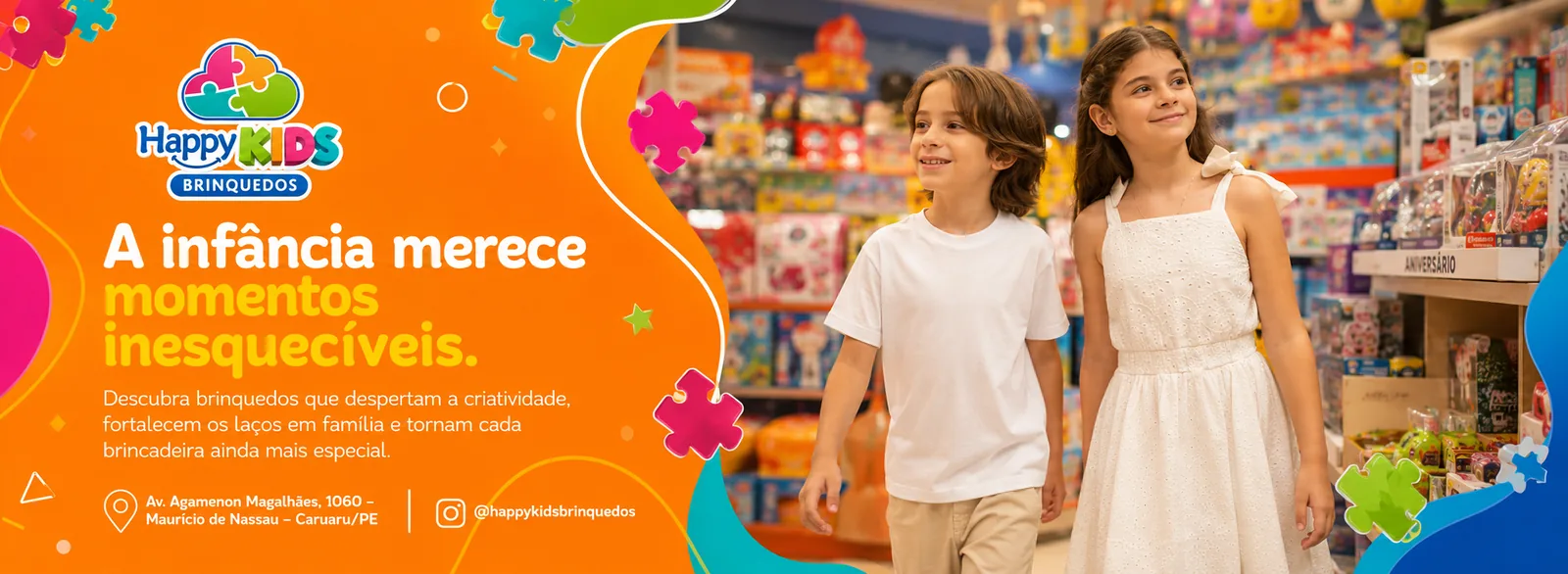 Loja de brinquedos infantis em Caruaru — a infância merece momentos inesquecíveis