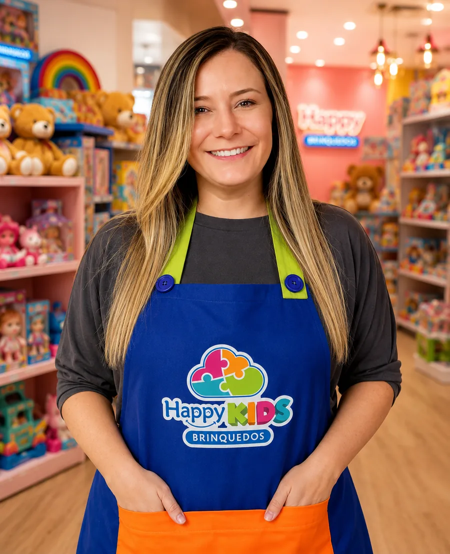 Anne Marques, proprietária da Happy Kids Brinquedos